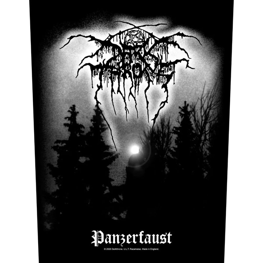 Darkthrone - Panzerfaust Rugpatch - Zwart